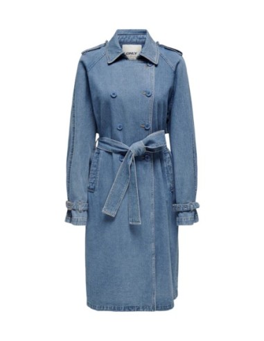Only Manteau femme bleu azur