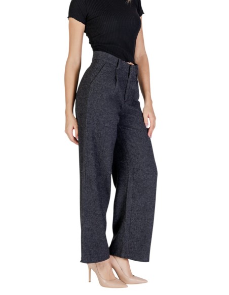 Only Pantalon femme gris hiver