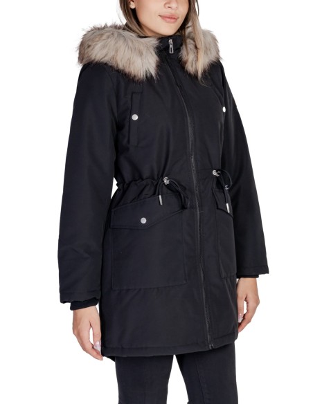 Only Veste femme noire capuche