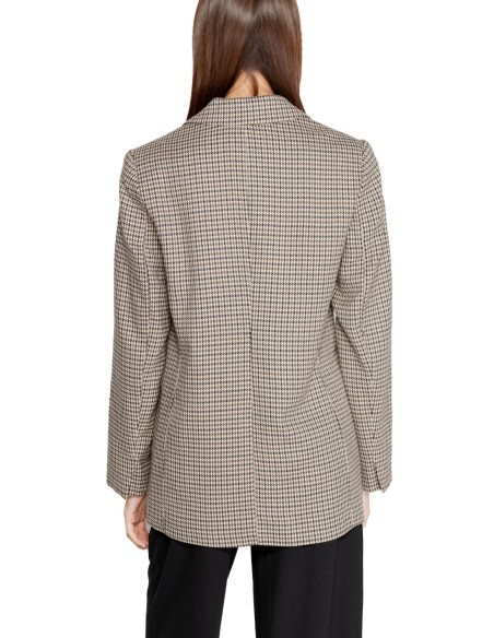 Only Veste femme beige carreaux
