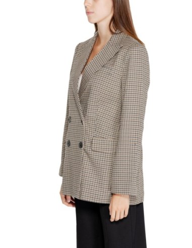 Only Veste femme beige carreaux