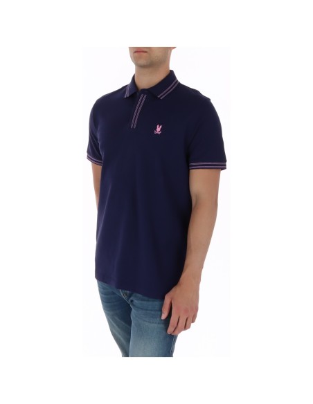 Psycho Bunny Polo homme bleu été