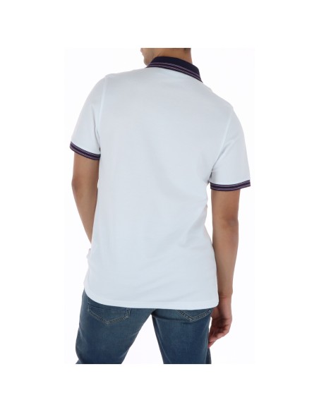 Psycho Bunny Polo homme blanc coton