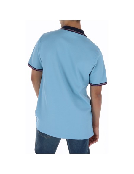 Psycho Bunny Polo homme bleu azur