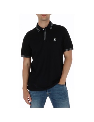 Psycho Bunny Polo homme noir coton