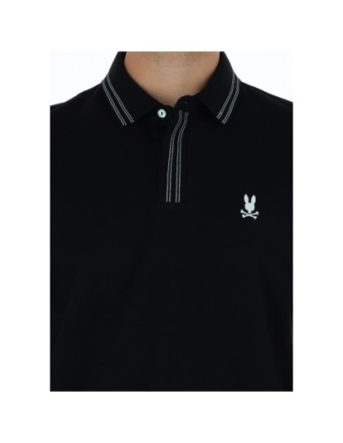 Psycho Bunny Polo homme noir coton