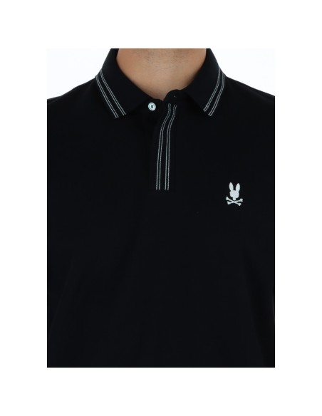 Psycho Bunny Polo homme noir coton