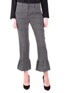 Philosophy Pantalon femme noir pois
