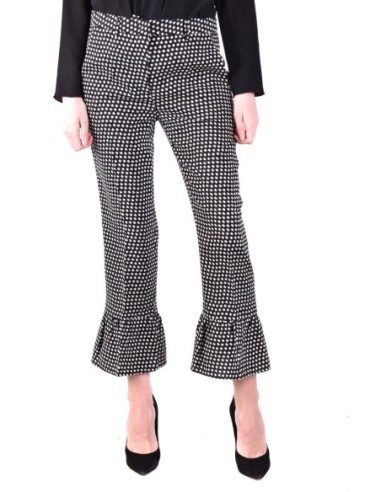 Philosophy Pantalon femme noir pois