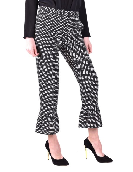 Philosophy Pantalon femme noir pois