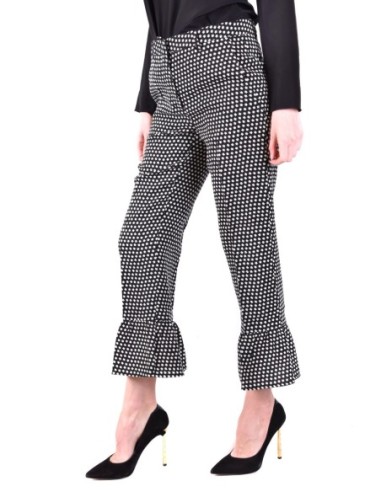 Philosophy Pantalon femme noir pois
