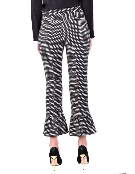Philosophy Pantalon femme noir pois
