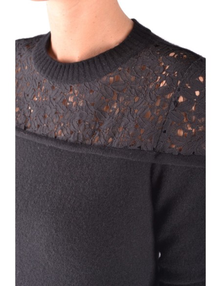 Philosophy Robe femme noire laine