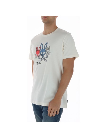 Psycho Bunny T-shirt homme blanc