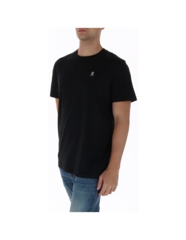 Psycho Bunny T-shirt homme noir coton