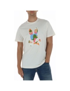 Psycho Bunny T-shirt homme blanc coton