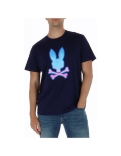 Psycho Bunny T-shirt homme bleu