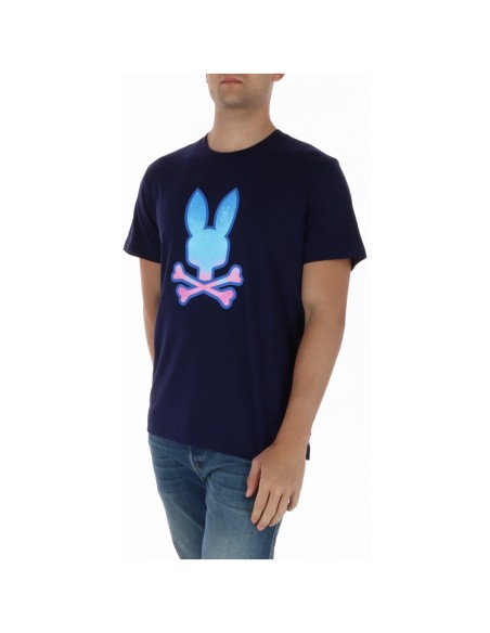 Psycho Bunny T-shirt homme bleu