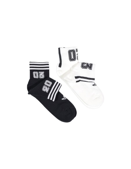 Chaussettes noires sport Adidas – lot de 2 respirantes