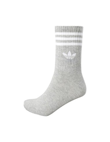 Chaussettes blanches crew Adidas – lot de 3 respirantes