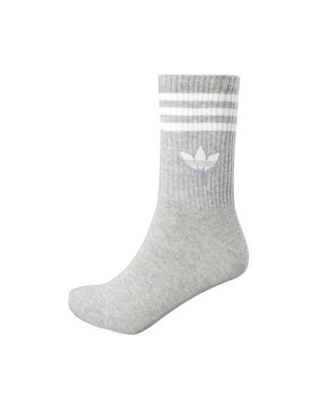 Chaussettes blanches crew Adidas – lot de 3 respirantes