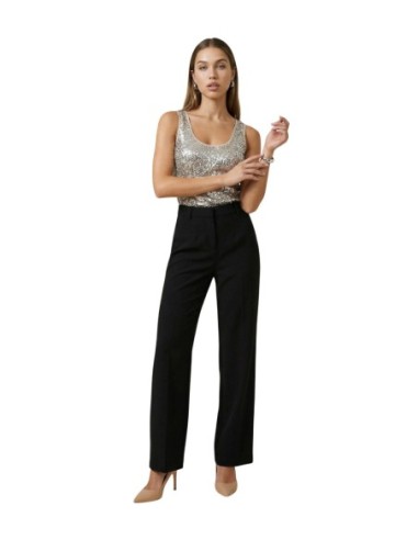 Artigli Top femme beige pailleté