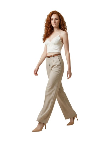 Artigli Pantalon femme beige