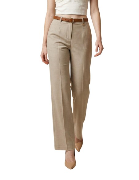 Artigli Pantalon femme beige chic