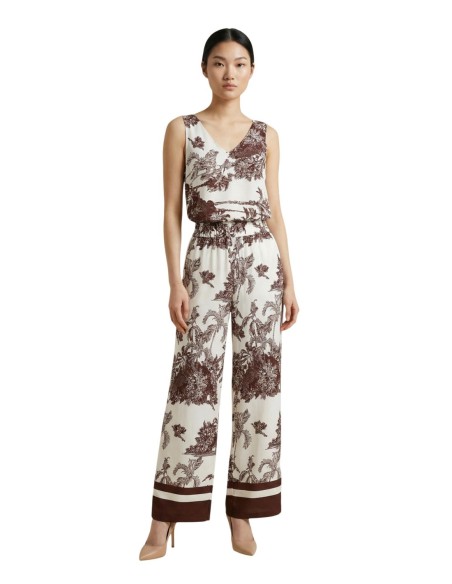 Artigli Pantalon femme fleuri