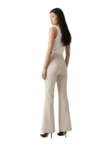 Artigli Pantalon femme beige stretch