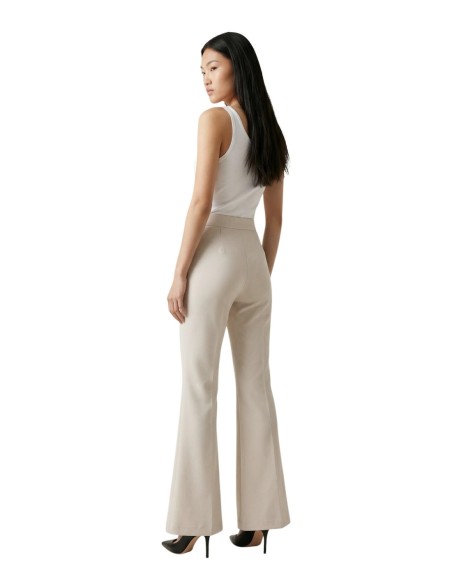 Artigli Pantalon femme beige stretch