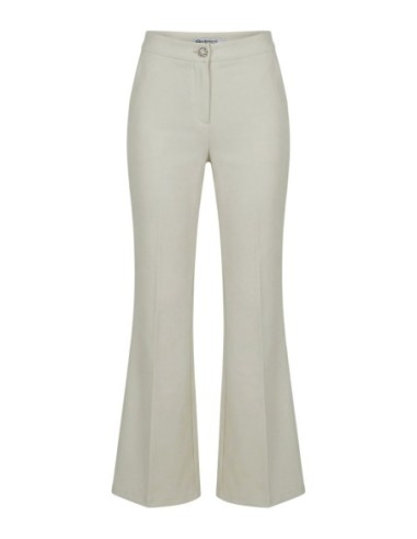 Artigli Pantalon femme beige stretch