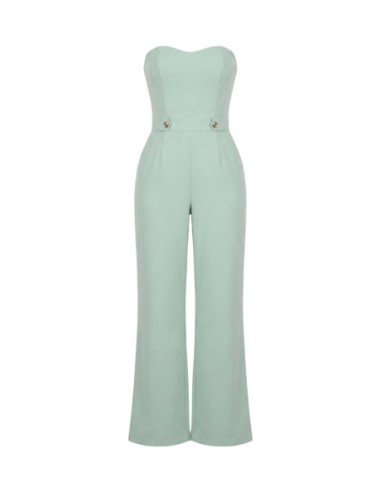 Artigli Combinaison femme verte zippée