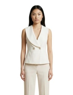 Artigli Gilet femme beige