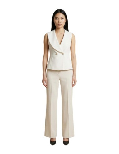 Artigli Gilet femme beige