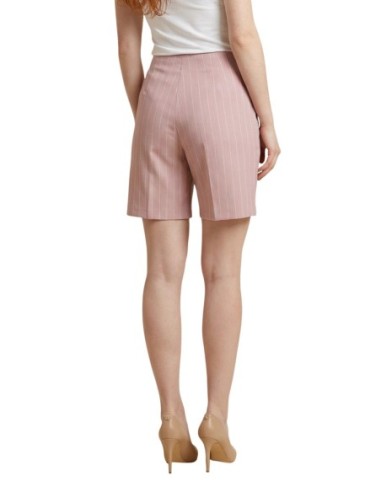 Artigli Short femme rose rayé