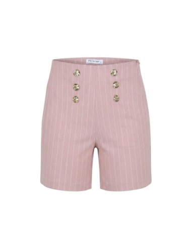 Artigli Short femme rose rayé