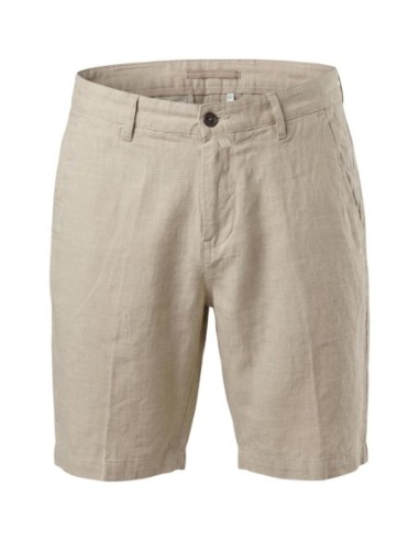 Borghese Bermuda homme beige lin