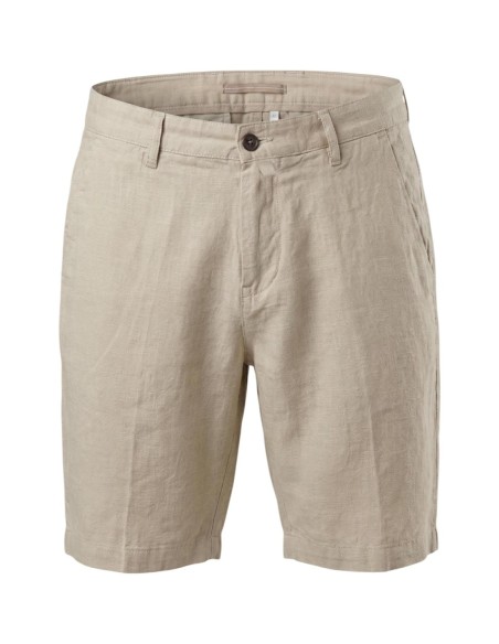 Borghese Bermuda homme beige lin