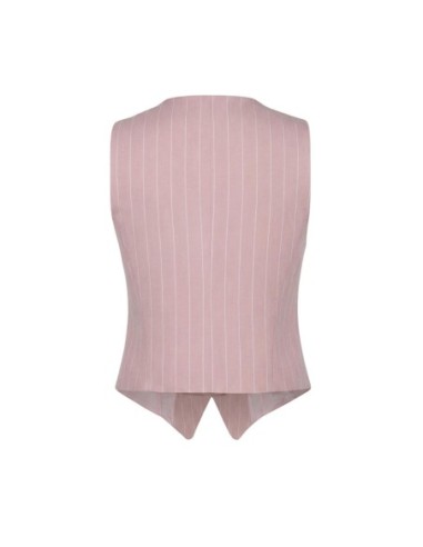 Artigli Gilet femme rose rayé
