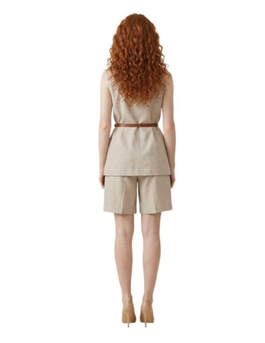 Artigli Gilet femme beige