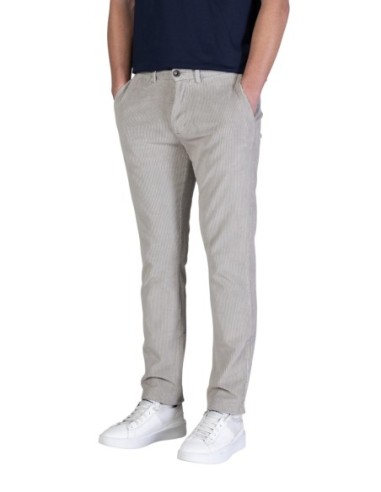 Borghese Pantalon homme gris hiver