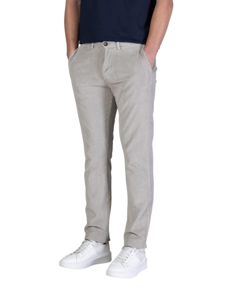 Borghese Pantalon homme gris hiver