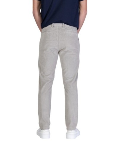 Borghese Pantalon homme gris hiver
