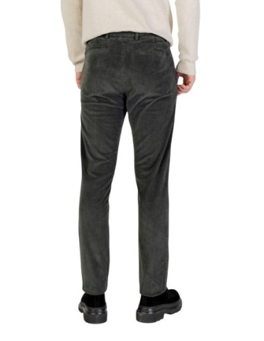 Borghese Pantalon homme vert hiver
