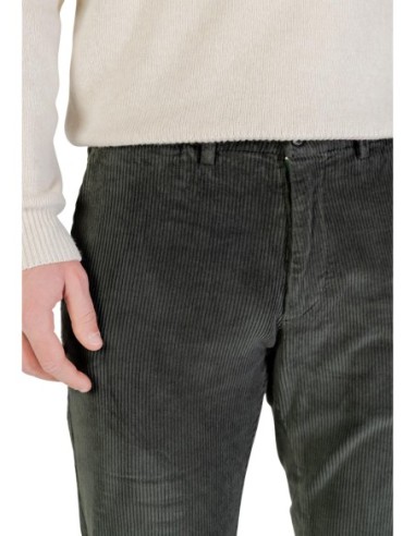 Borghese Pantalon homme vert hiver