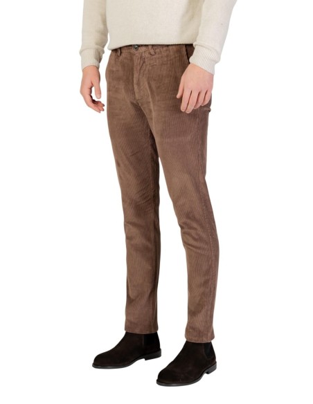 Borghese Pantalon homme marron classique