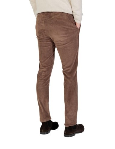 Borghese Pantalon homme marron classique