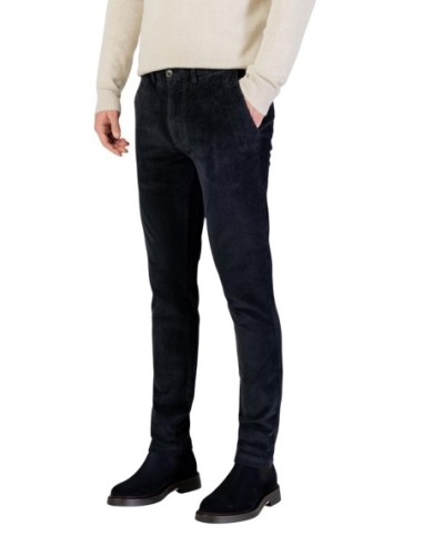 Borghese Pantalon homme bleu hiver