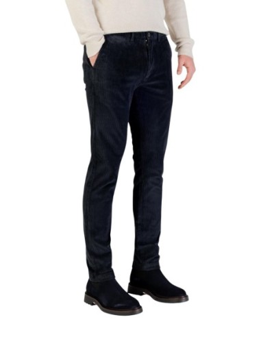 Borghese Pantalon homme bleu hiver